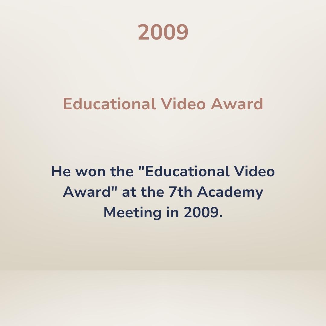 Educational Video Award