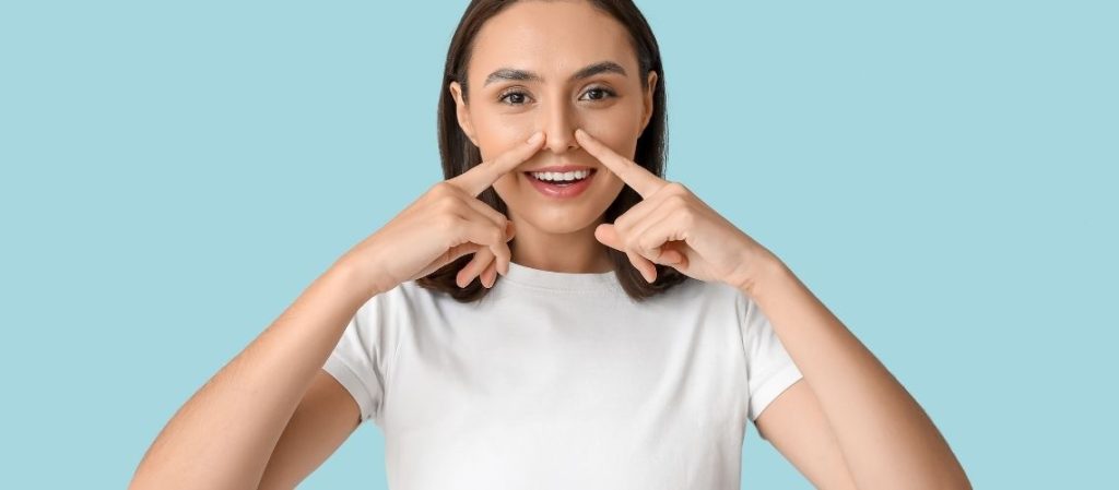 Användning av nostril retainer (näsborrformare) efter näsoperation