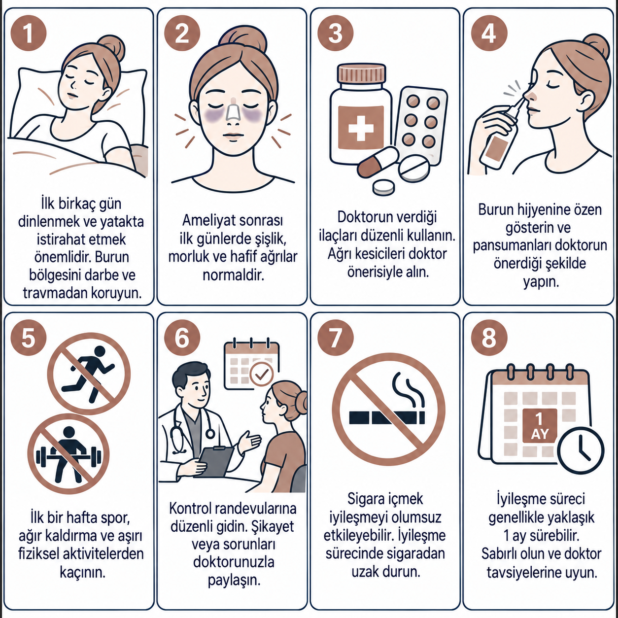 Geniş Burun Estetiği Nedir, Nasıl Yapılır? Geniş Burun Estetiği Ameliyatı Sonrası İyileşme Süreci